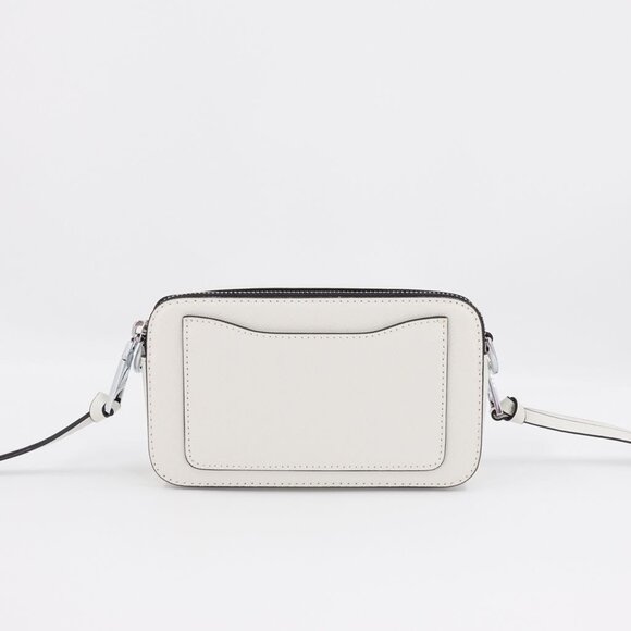 Marc Jacobs x Peanuts Snoopy The Snapshot Logo Plaque Crossbody Bag White OS - Picture 6 of 14